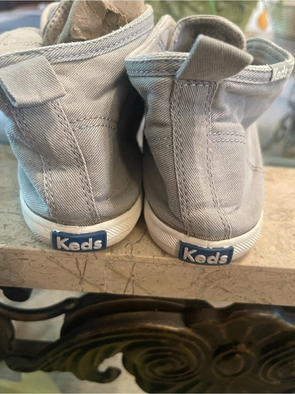 Keds Men's Gray Canvas Boat Shoes